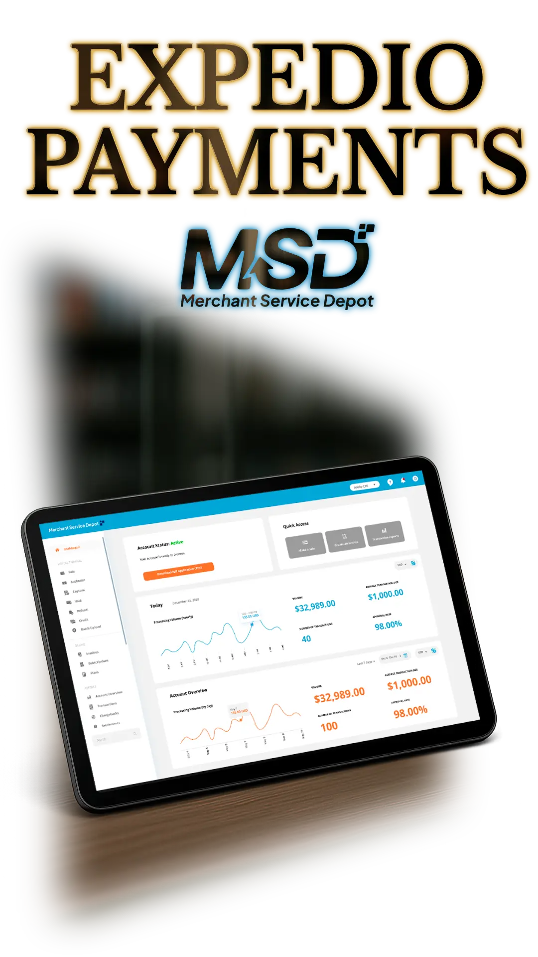Expedio Payments en dispositivo
